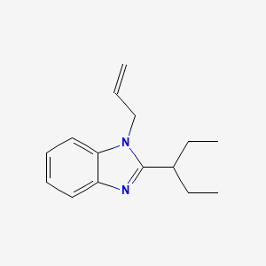 2-Pentan-3-yl-1-prop-2-enylbenzimidazole