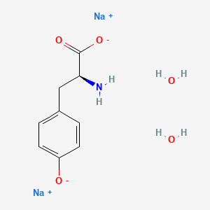molecular formula C9H9NNa2O3 B1142380 Tyrosine disodium dihydrate CAS No. 122666-87-9
