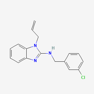 N-(3-chlorobenzyl)-1-(prop-2-en-1-yl)-1H-benzimidazol-2-amine