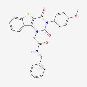 N-benzyl-2-[3-(4-methoxyphenyl)-2,4-dioxo-3,4-dihydro[1]benzothieno[3,2-d]pyrimidin-1(2H)-yl]acetamide