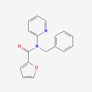 molecular formula C17H14N2O2 B11423955 N-benzyl-N-(pyridin-2-yl)furan-2-carboxamide 