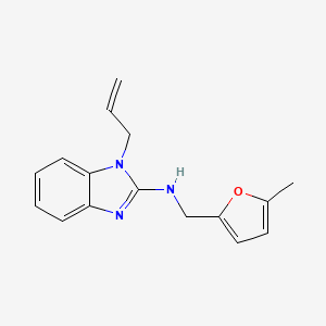 N-[(5-methylfuran-2-yl)methyl]-1-(prop-2-en-1-yl)-1H-benzimidazol-2-amine