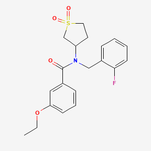 N-(1,1-dioxidotetrahydrothiophen-3-yl)-3-ethoxy-N-(2-fluorobenzyl)benzamide