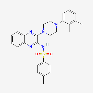 N-{3-[4-(2,3-dimethylphenyl)piperazin-1-yl]quinoxalin-2-yl}-4-methylbenzenesulfonamide