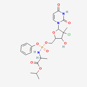 molecular formula C₂₂H₂₉ClN₃O₉P B1142401 氯索非布韦 CAS No. 1496552-51-2