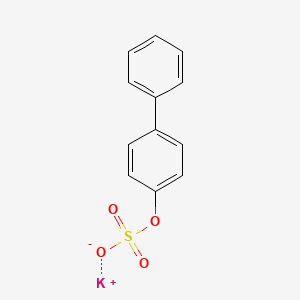 molecular formula C₁₂H₁₀KO₄S B1142406 Potassium;(4-phenylphenyl) sulfate CAS No. 16063-84-6