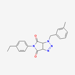 5-(4-ethylphenyl)-1-(3-methylbenzyl)-3a,6a-dihydropyrrolo[3,4-d][1,2,3]triazole-4,6(1H,5H)-dione