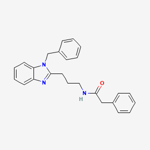 N-[3-(1-benzyl-1H-benzimidazol-2-yl)propyl]-2-phenylacetamide