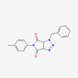 1-benzyl-5-(4-methylphenyl)-3a,6a-dihydropyrrolo[3,4-d][1,2,3]triazole-4,6(1H,5H)-dione