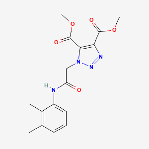 dimethyl 1-{2-[(2,3-dimethylphenyl)amino]-2-oxoethyl}-1H-1,2,3-triazole-4,5-dicarboxylate