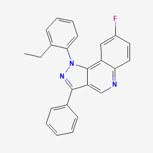 1-(2-ethylphenyl)-8-fluoro-3-phenyl-1H-pyrazolo[4,3-c]quinoline