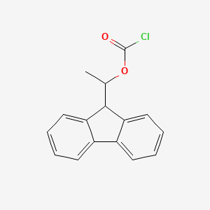 molecular formula C16H13ClO2 B1142470 (+)-1-(9-芴基)乙基氯甲酸酯 CAS No. 118609-65-7