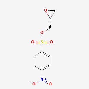 molecular formula C9H9NO6S B1142473 (R)-(-)-Glycidyl-4-nitrobenzenesulfonate CAS No. 118629-64-4
