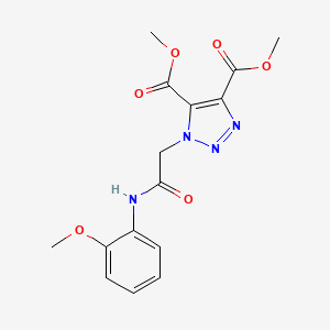 dimethyl 1-{2-[(2-methoxyphenyl)amino]-2-oxoethyl}-1H-1,2,3-triazole-4,5-dicarboxylate