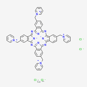 molecular formula C56H48CuN12.4Cl B1142476 四(甲基吡啶)氯化铝蓝 CAS No. 123439-83-8