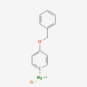 molecular formula C13H11BrMgO B1142509 4-BENZYLOXYPHENYL MAGNESIUM BROMIDE CAS No. 120186-59-6