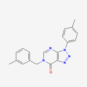 6-(3-methylbenzyl)-3-(p-tolyl)-3H-[1,2,3]triazolo[4,5-d]pyrimidin-7(6H)-one