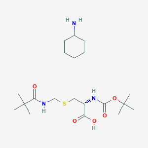 molecular formula C20H39N3O5S B1142513 Boc-cys(tacm)-OH cha CAS No. 123577-65-1