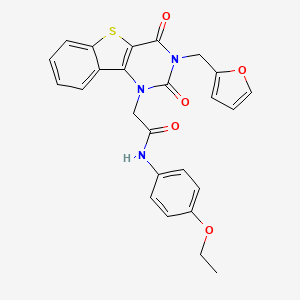 N-(4-ethoxyphenyl)-2-[3-(2-furylmethyl)-2,4-dioxo-3,4-dihydro[1]benzothieno[3,2-d]pyrimidin-1(2H)-yl]acetamide