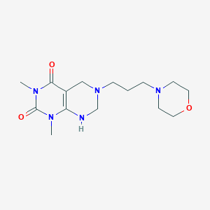 1,3-dimethyl-6-(3-morpholin-4-ylpropyl)-5,6,7,8-tetrahydropyrimido[4,5-d]pyrimidine-2,4(1H,3H)-dione