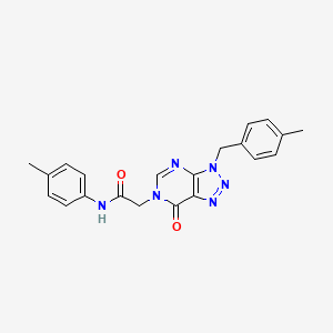 2-[3-(4-methylbenzyl)-7-oxo-3,7-dihydro-6H-[1,2,3]triazolo[4,5-d]pyrimidin-6-yl]-N-(4-methylphenyl)acetamide