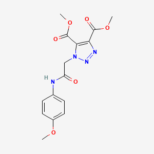 dimethyl 1-{2-[(4-methoxyphenyl)amino]-2-oxoethyl}-1H-1,2,3-triazole-4,5-dicarboxylate