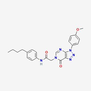 N-(4-butylphenyl)-2-(3-(4-methoxyphenyl)-7-oxo-3H-[1,2,3]triazolo[4,5-d]pyrimidin-6(7H)-yl)acetamide