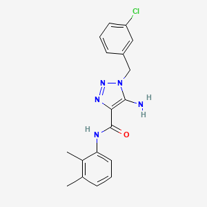 5-amino-1-(3-chlorobenzyl)-N-(2,3-dimethylphenyl)-1H-1,2,3-triazole-4-carboxamide