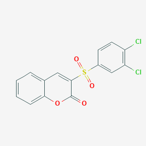 3-(3,4-dichlorobenzenesulfonyl)-2H-chromen-2-one