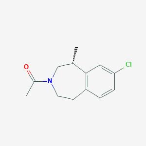 molecular formula C₁₃H₁₆ClNO B1142587 N-乙酰洛卡色林 CAS No. 1181690-72-1
