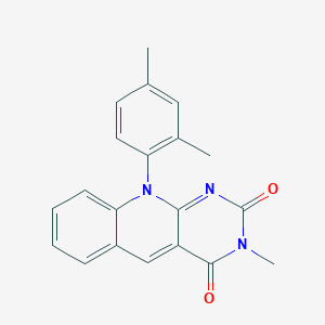 10-(2,4-dimethylphenyl)-3-methylpyrimido[4,5-b]quinoline-2,4(3H,10H)-dione