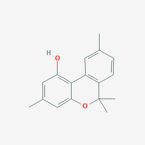 molecular formula C₁₇H₁₈O₂ B1142604 Unii-3X9anz6gzq CAS No. 19825-73-1