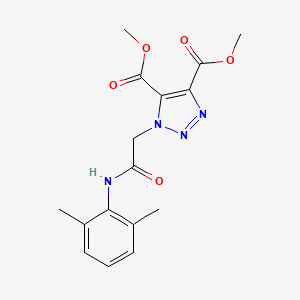 dimethyl 1-{2-[(2,6-dimethylphenyl)amino]-2-oxoethyl}-1H-1,2,3-triazole-4,5-dicarboxylate