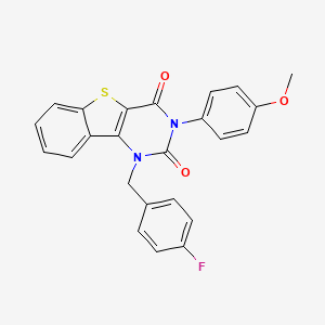 1-(4-fluorobenzyl)-3-(4-methoxyphenyl)[1]benzothieno[3,2-d]pyrimidine-2,4(1H,3H)-dione