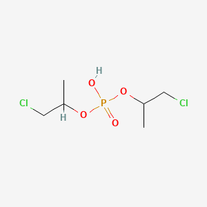 molecular formula C₆H₁₃Cl₂O₄P B1142635 bis(1-Chloropropan-2-yl) hydrogen phosphate CAS No. 789440-10-4