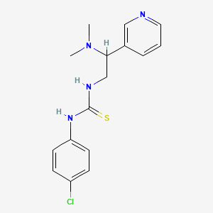 1-(4-Chlorophenyl)-3-[2-(dimethylamino)-2-(pyridin-3-YL)ethyl]thiourea