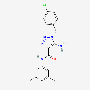 5-amino-1-(4-chlorobenzyl)-N-(3,5-dimethylphenyl)-1H-1,2,3-triazole-4-carboxamide