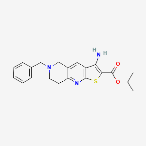 Propan-2-yl 3-amino-6-benzyl-5,6,7,8-tetrahydrothieno[2,3-b][1,6]naphthyridine-2-carboxylate