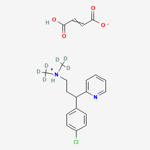 molecular formula C20H23ClN2O4 B1142654 Chlorpheniramine-d6 Maleate Salt CAS No. 1219806-45-7