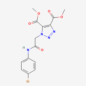 dimethyl 1-{2-[(4-bromophenyl)amino]-2-oxoethyl}-1H-1,2,3-triazole-4,5-dicarboxylate