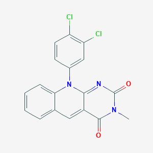 10-(3,4-dichlorophenyl)-3-methylpyrimido[4,5-b]quinoline-2,4(3H,10H)-dione