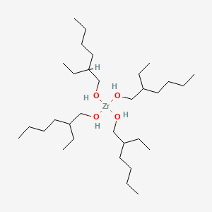 molecular formula C32H68O4Zr B1142676 Zirconium 2-ethylhexoxide CAS No. 118775-98-7