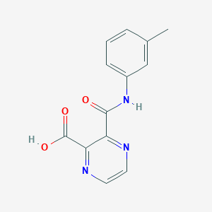 3-[(3-methylphenyl)carbamoyl]pyrazine-2-carboxylic Acid