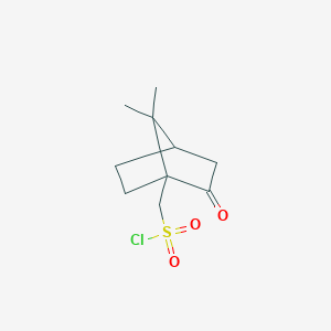 B1142678 (7,7-Dimethyl-2-oxobicyclo[2.2.1]heptan-1-yl)methanesulfonyl chloride CAS No. 4552-50-5