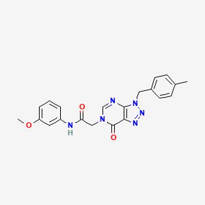 N-(3-methoxyphenyl)-2-[3-(4-methylbenzyl)-7-oxo-3,7-dihydro-6H-[1,2,3]triazolo[4,5-d]pyrimidin-6-yl]acetamide