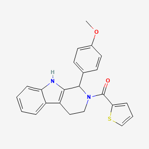 [1-(4-methoxyphenyl)-1,3,4,9-tetrahydro-2H-beta-carbolin-2-yl](thiophen-2-yl)methanone