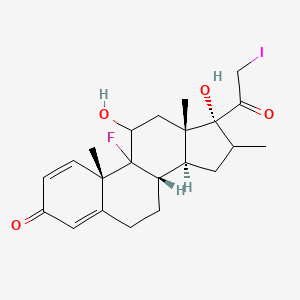 molecular formula C₂₂H₂₈FIO₄ B1142695 地塞米松 21-碘化物 CAS No. 2029-18-7