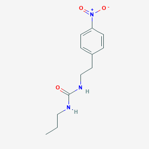 molecular formula C12H17N3O3 B114270 1-(4-Nitrophenethyl)-3-propylurea CAS No. 149340-93-2