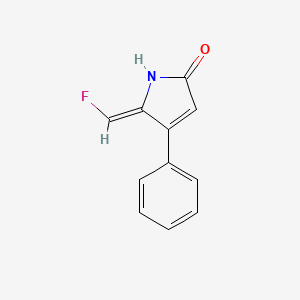 B1142712 (Z)-5-(fluoromethylene)-4-phenyl-1H-pyrrol-2(5H)-one CAS No. 1212059-23-8