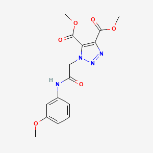 dimethyl 1-{2-[(3-methoxyphenyl)amino]-2-oxoethyl}-1H-1,2,3-triazole-4,5-dicarboxylate